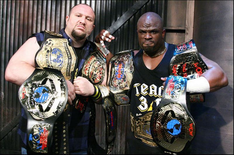 The Dudley Boyz have wrestled in TNA as Team 3D
