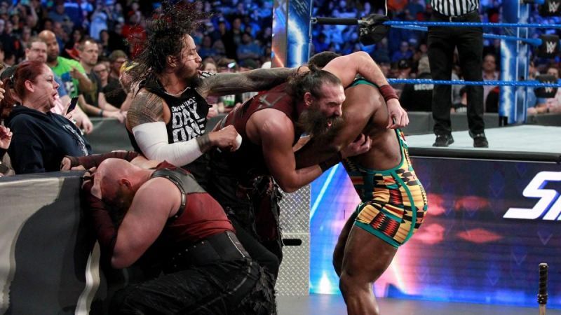 The Usos vs. The New Day vs. The Bludgeon Brothers