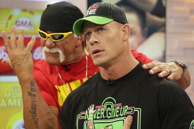 Hulk Hogan (Left) is regarded as one of the greatest pro-wrestlers of all time