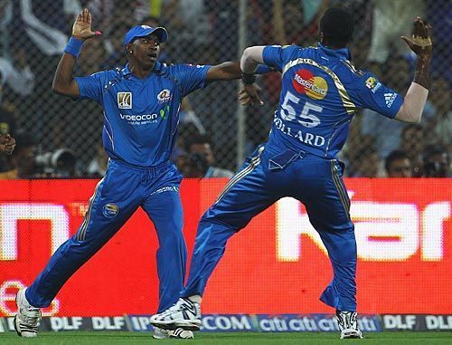 Dwayne Bravo played for Mumbai Indians from 2008-2010 (Image credit: espncricinfo.com)