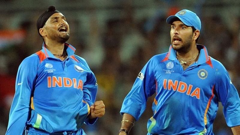 Harbhajan Singh and Yuvraj Singh