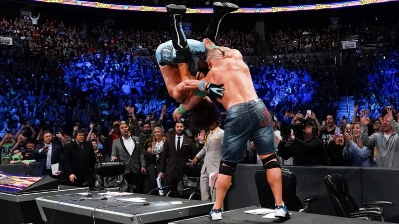 Who is the WrestleMania 34 opponent for one John Cena?