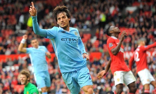 David Silva Manchester Derby 2011