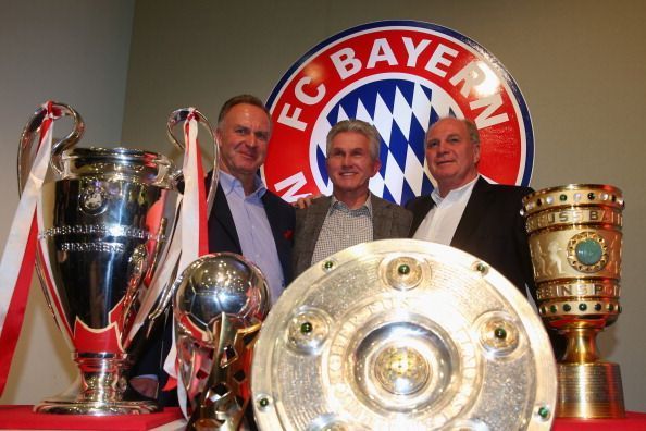 Jupp Heynckes Bayern Munich treble trophies