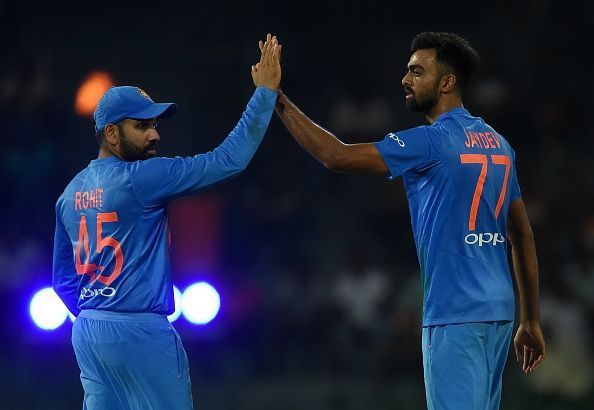 Unadkat picked up three wickets but conceded at a rate of9.5 .