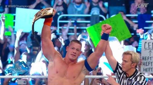 John Cena winning the Championship again, does not make sense!