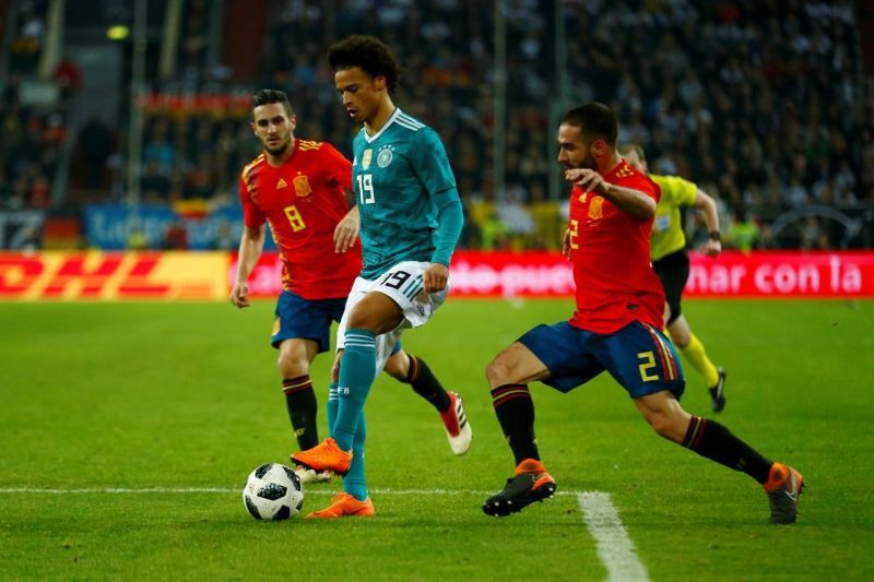 &lt;p&gt;Leroy Sane( New German Away Kits)  1-1 draw against Spain&lt;/p&gt;&lt;p&gt;C