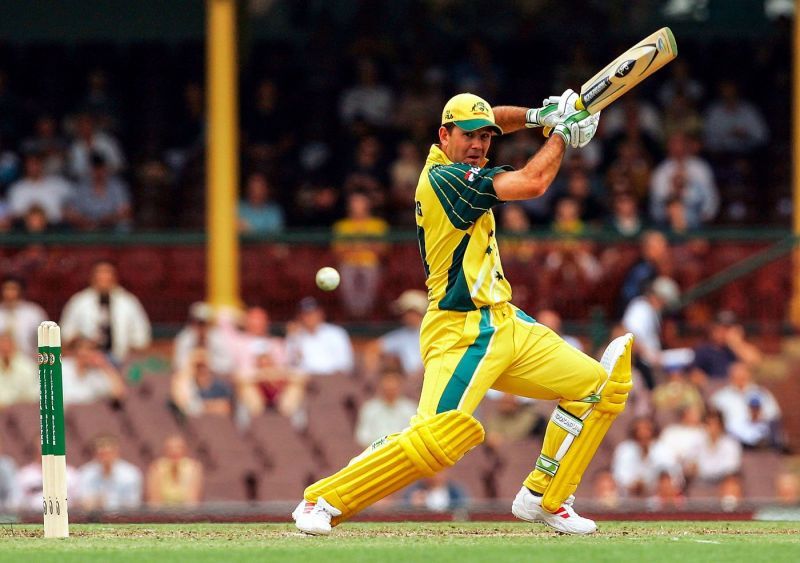 Ponting nails a drive through point
