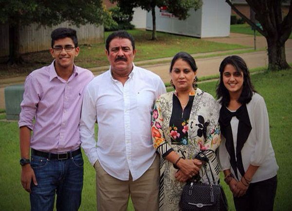Yograj Singh with Satveer and his children