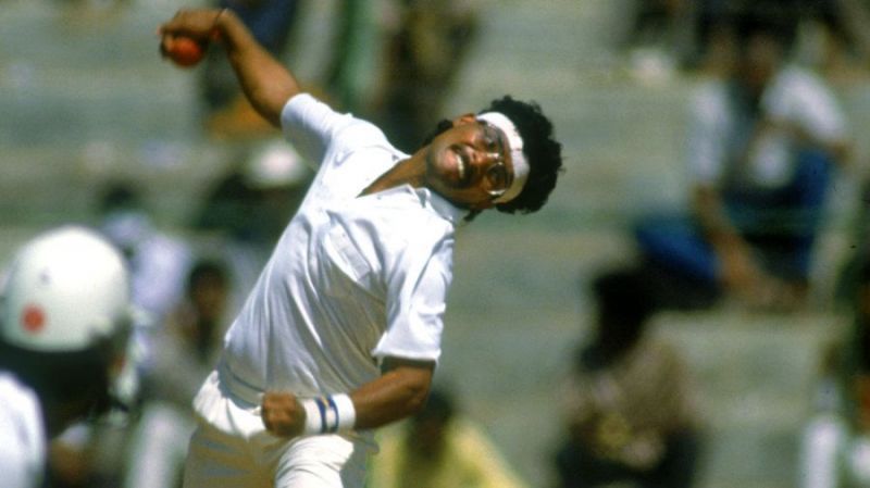 Narendra Hirwani claimed 16 wickets in his debut Test match