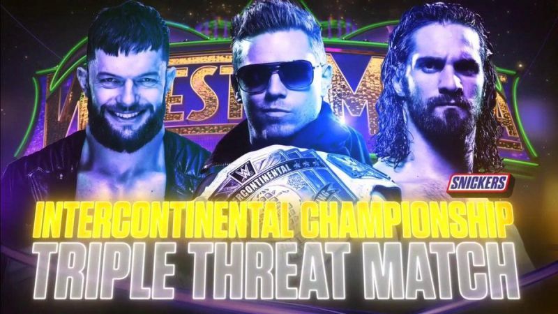 Finn Balor vs. Seth Rollins vs. The Miz WrestleMania