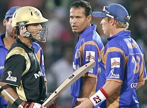 The duo were involved in a heated conversation in an IPL match. Source: The Times of India