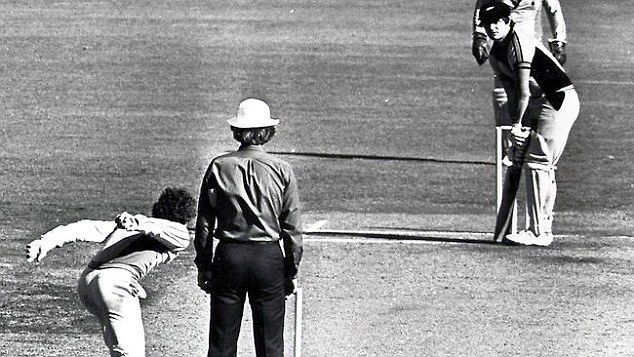 Australia's Trevor Chappell bowled the underarm ball against New Zealand in 1981