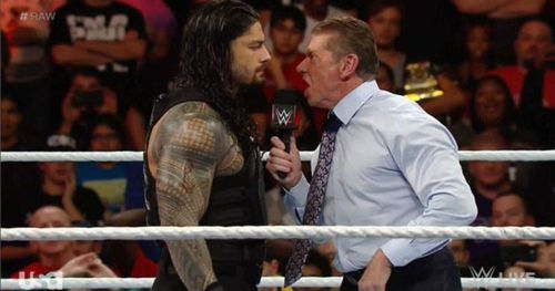 Vince McMahon Roman Reigns