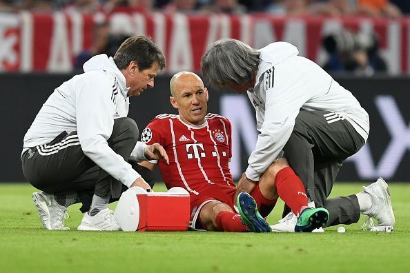 Arjen Robben injury
