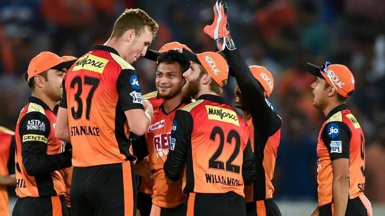 SunRisers Hyderabad are currently on top of the points table 