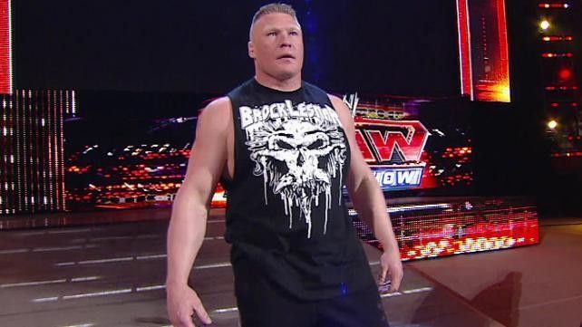 Brock Lesnar returned to WWE programming for the first time in eight years.