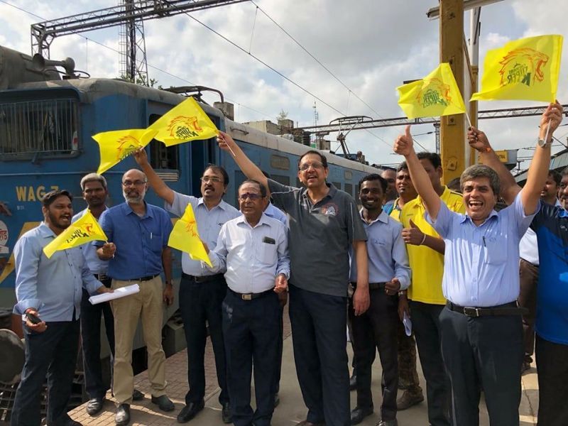 he inaugural train journey was flagged off by Mr. Rakesh Singh