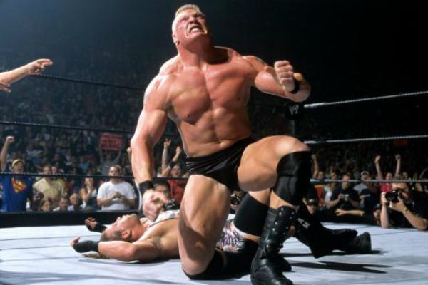 Brock Lesnar becomes the Number One Contender, having demolished Rob Van Dam.