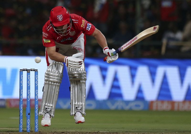 Finch got a first-ball duck in the previous game