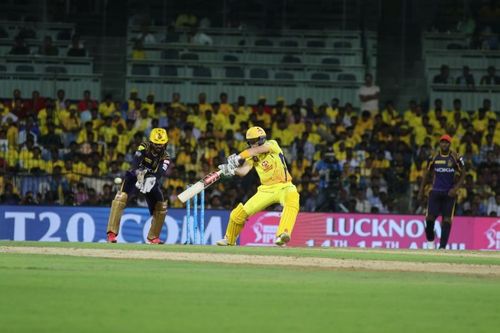 The Englishman was CSK's hero with the bat on the day 