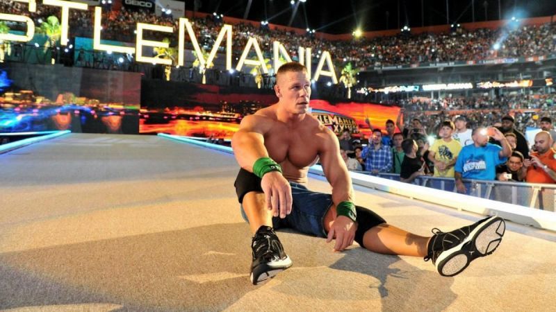 John Cena watches helplessly as The Rock soaks up all the praise he can get.