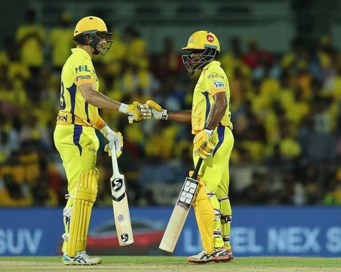 The duo scored 75 runs from 35 balls for the first wicket (Image: FB/CSK) 