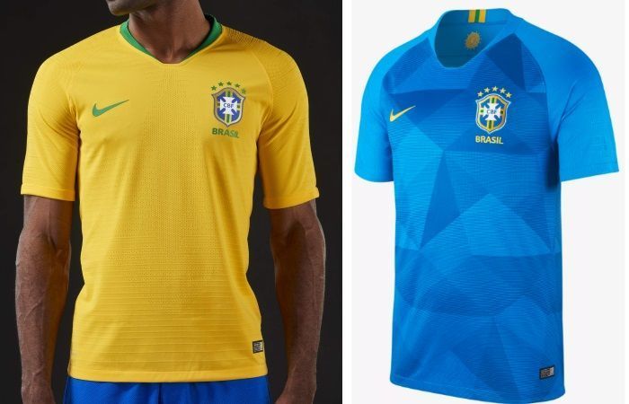 Brazil World Cup 2018 Home Away Kits
