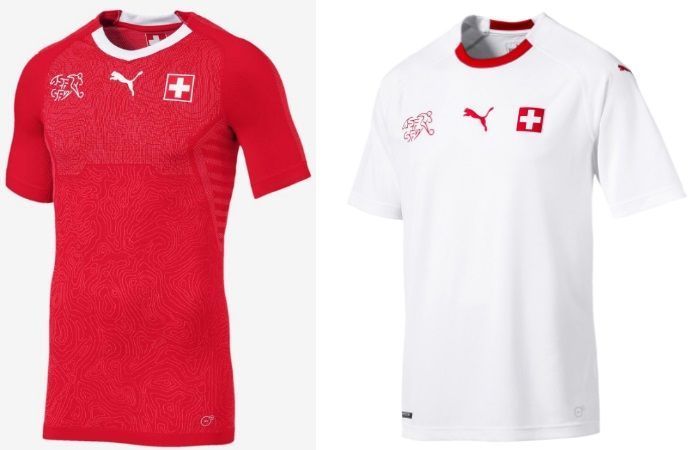 Switzerland World Cup 2018 Home Away Kits