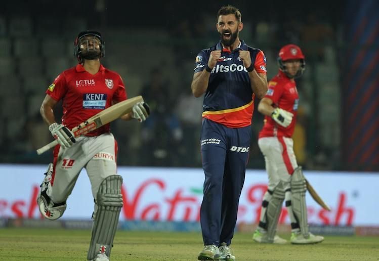 Plunkett bowled a brilliant spell of 3/17 on his IPL debut
