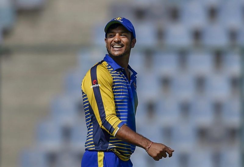 Mayank Agarwal would look to continue his strong run of form