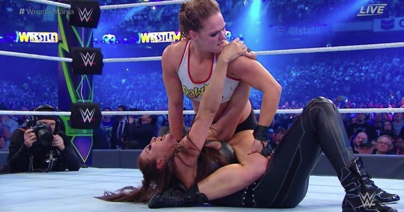 Stephanie was the weak link in her tag team match at WrestleMania 