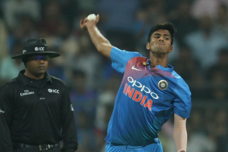 Washington Sundar has bowled at an economy of over 9