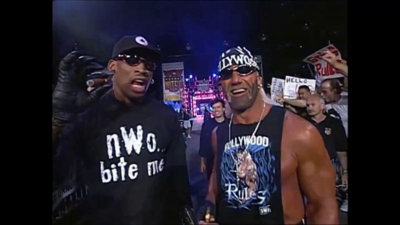 Dennis Rodman and Hogan.