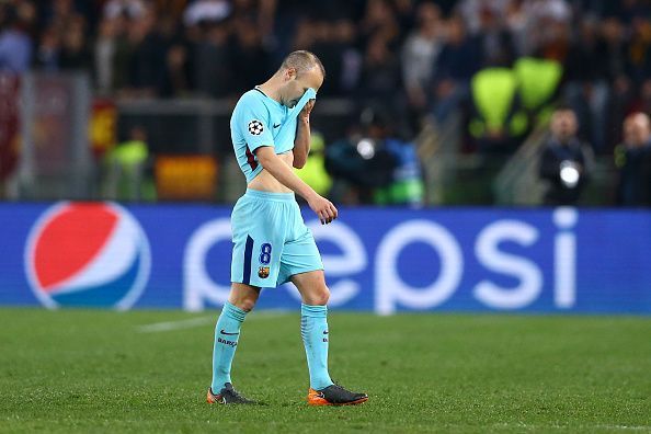 Andres Iniesta Barcelona Champions League