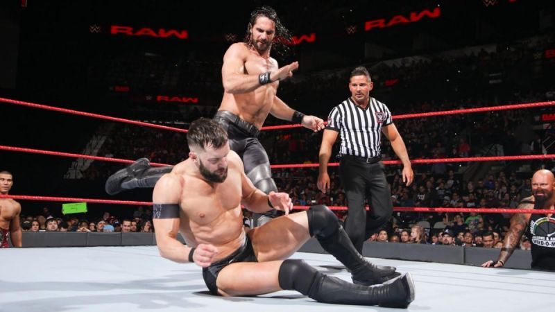 Image result for wwe seth rollins vs finn balor