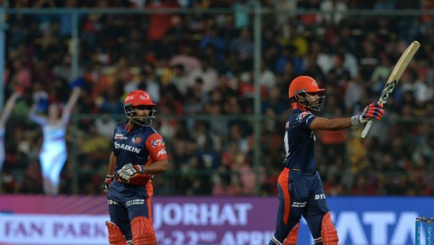 Shreyas Iyer and Rishabh Pant hit fifties against RCB - IPL 2018