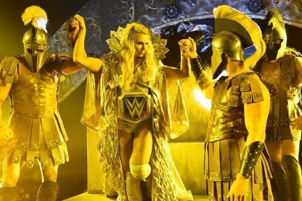 Charlotte made a grand entrance at WrestleMania 