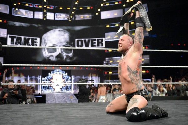 Current NXT Champion Aleister Black 