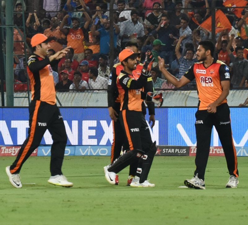 Sunrisers Hyderabad won against Kings XI Punjab at home