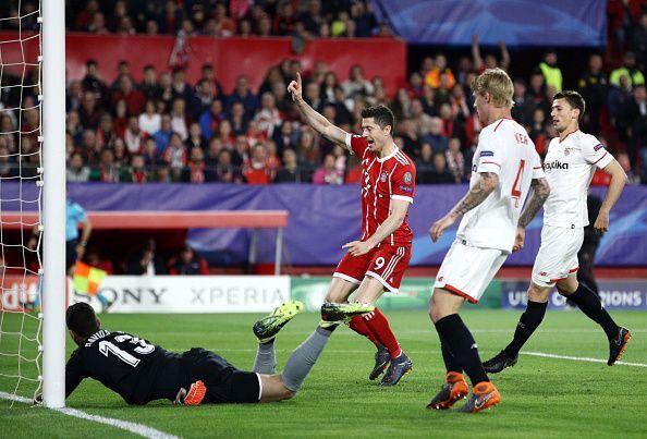 Sevilla FC v Bayern Muenchen - UEFA Champions League Quarter Final Leg One