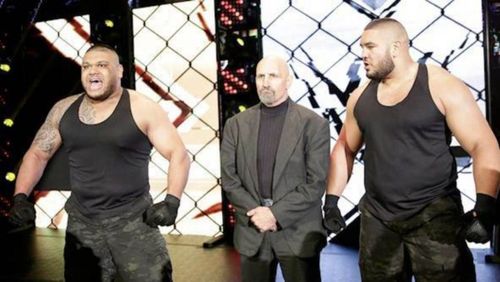 The Authors of Pain and their former manager Paul Ellering