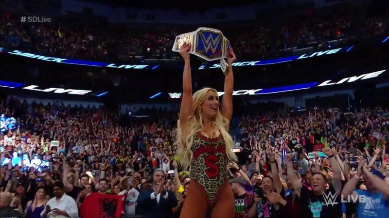 The referee ruined what was a dream moment for Carmella!