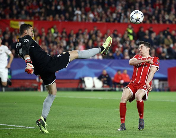 Sevilla FC v Bayern Muenchen - UEFA Champions League Quarter Final Leg One