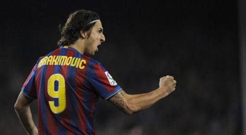 Zlatan played only one season at the Camp Nou