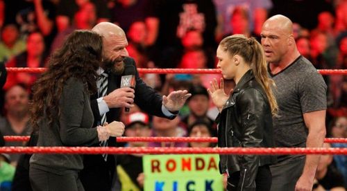 Image result for stephanie mcmahon ronda rousey