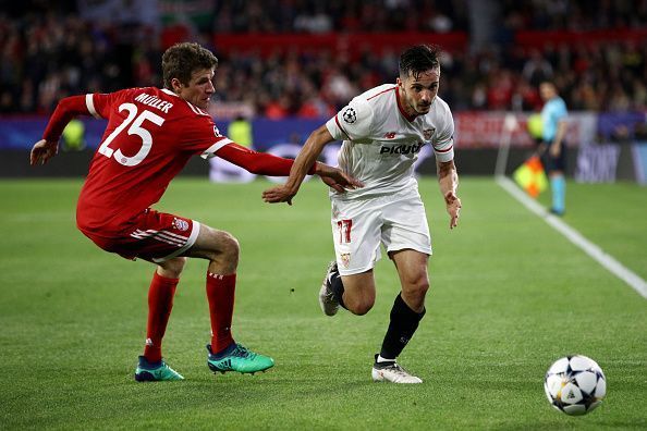 Sevilla FC v Bayern Muenchen - UEFA Champions League Quarter Final Leg One