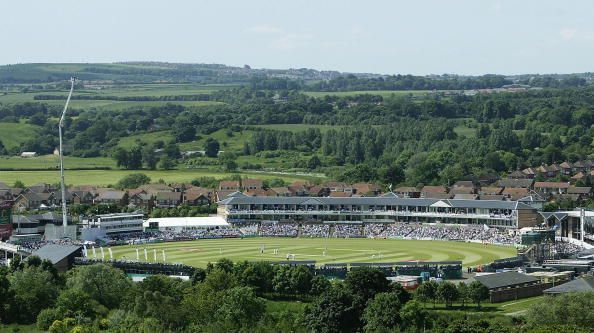 General View of Riverside Cricket Ground From Lumley Castle