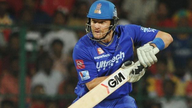 Shane Watson in action for RR in the IPL Raha
