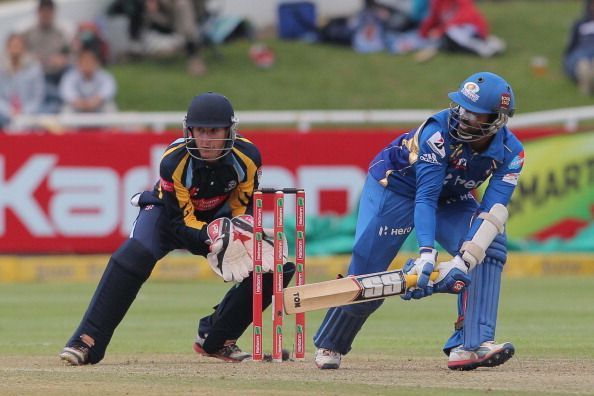 CLT20 2012 Match 11 - Mumbai Indians v Yorkshire Carnegie